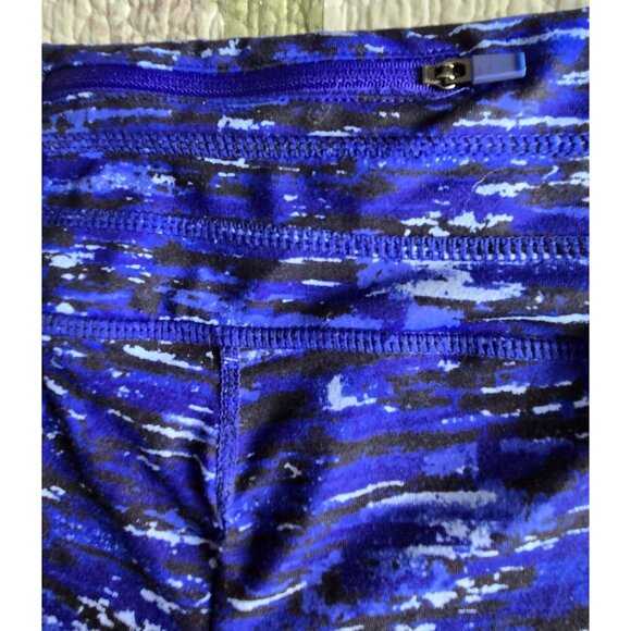 Women's Weatherproof 32 Degrees COOL Size XL Exercise Yoga Leggings Blue Pocket - Picture 3 of 6